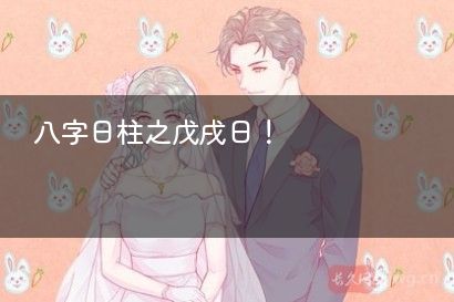 八字日柱之戊戌日！